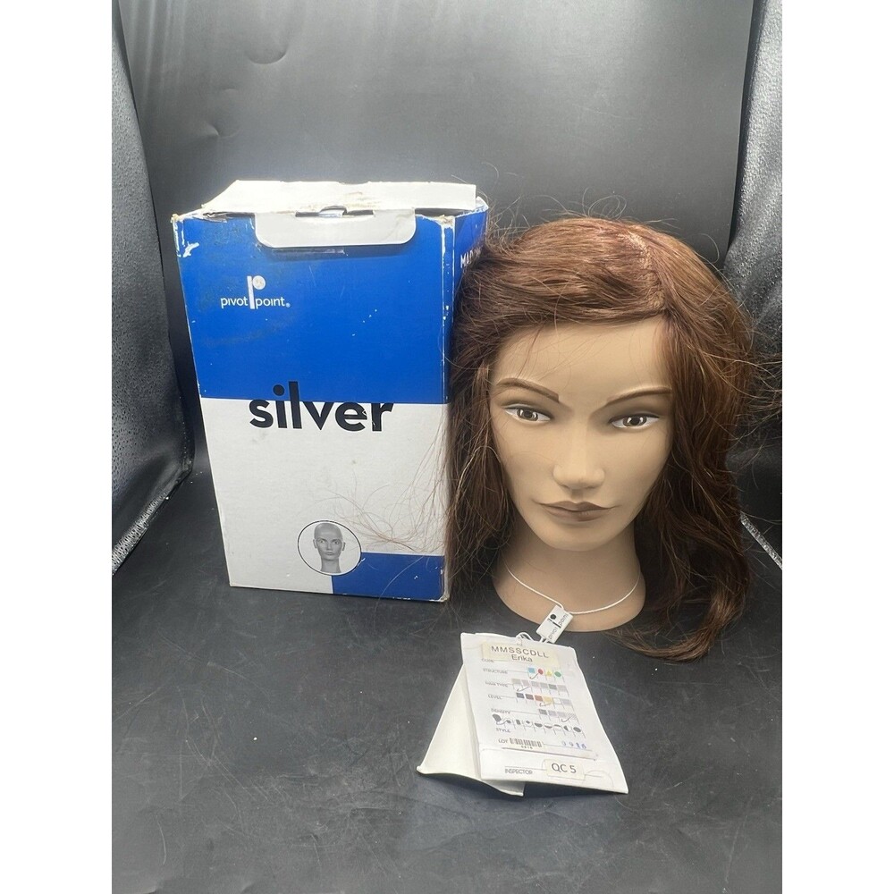 Pivot Point Erika MMSSCDLL Cosmetology Mannequin Head w/ Box Tags Open Box